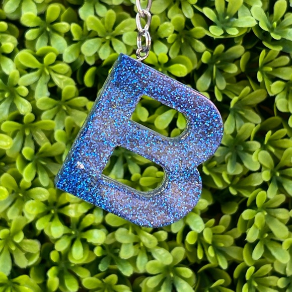 Monogram Resin Keychain - Picture 3 of 9